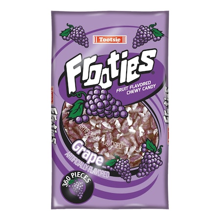 Tootsie Roll Frooties, Grape, 38.8oz Bag, 360 Pieces/Bag TOO7801